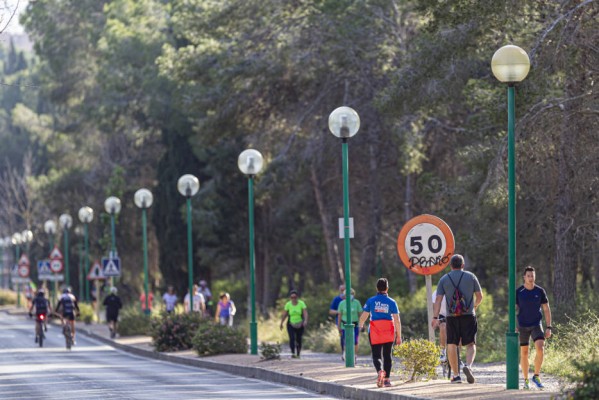 El polvo sahariano pone en riesgo la salud de los que practiquen deporte este fin de semana en Cartagena