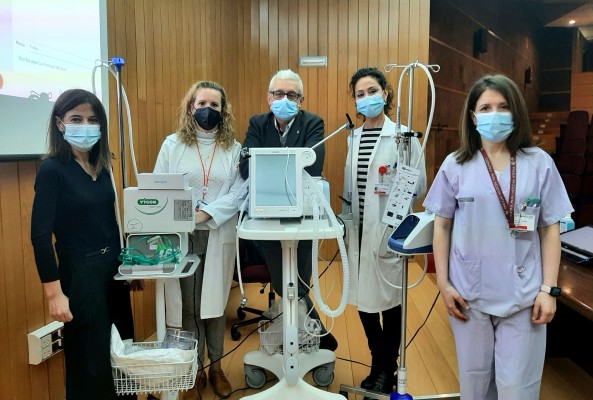 El General de Alicante forma a los profesionales en técnicas respiratorias para tratar pacientes covid