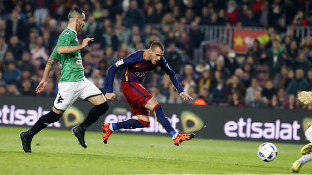 El Barça frustra el sueño del Villanovense con un triplete de Sandro