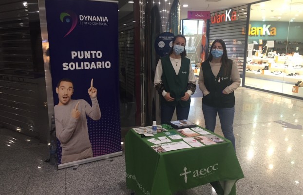 Dynamia acoge una campaña solidaria de la Asociación Española contra el Cáncer