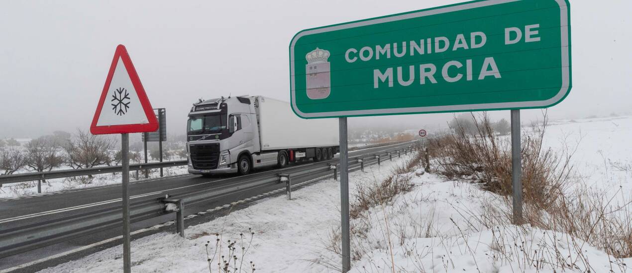 Un mes de enero de extremos en la Región: máximas altas y nevadas al paso de Filomena