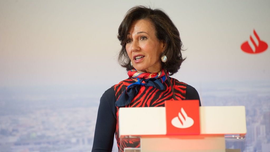 Ana Botín, presidenta de Banco Santander. - 