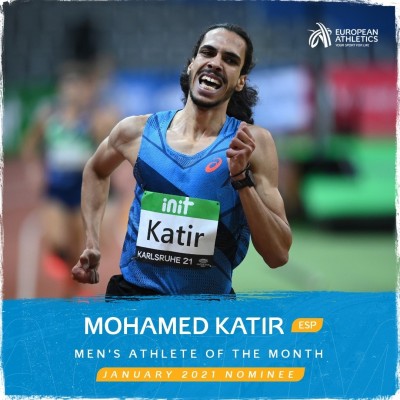 Mohamed Katir es candidato a atleta del mes de la European Athletics