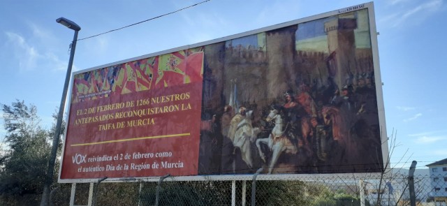 Vox quiere que el Día de la Región sea el 2 de febrero para celebrar la Reconquista de la Taifa de Murcia