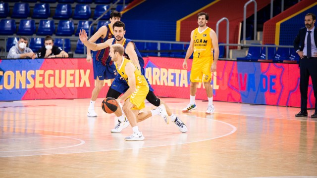 Frankamp firma con el UCAM CB en el Palau la cuarta mejor jugada de la Liga Endesa