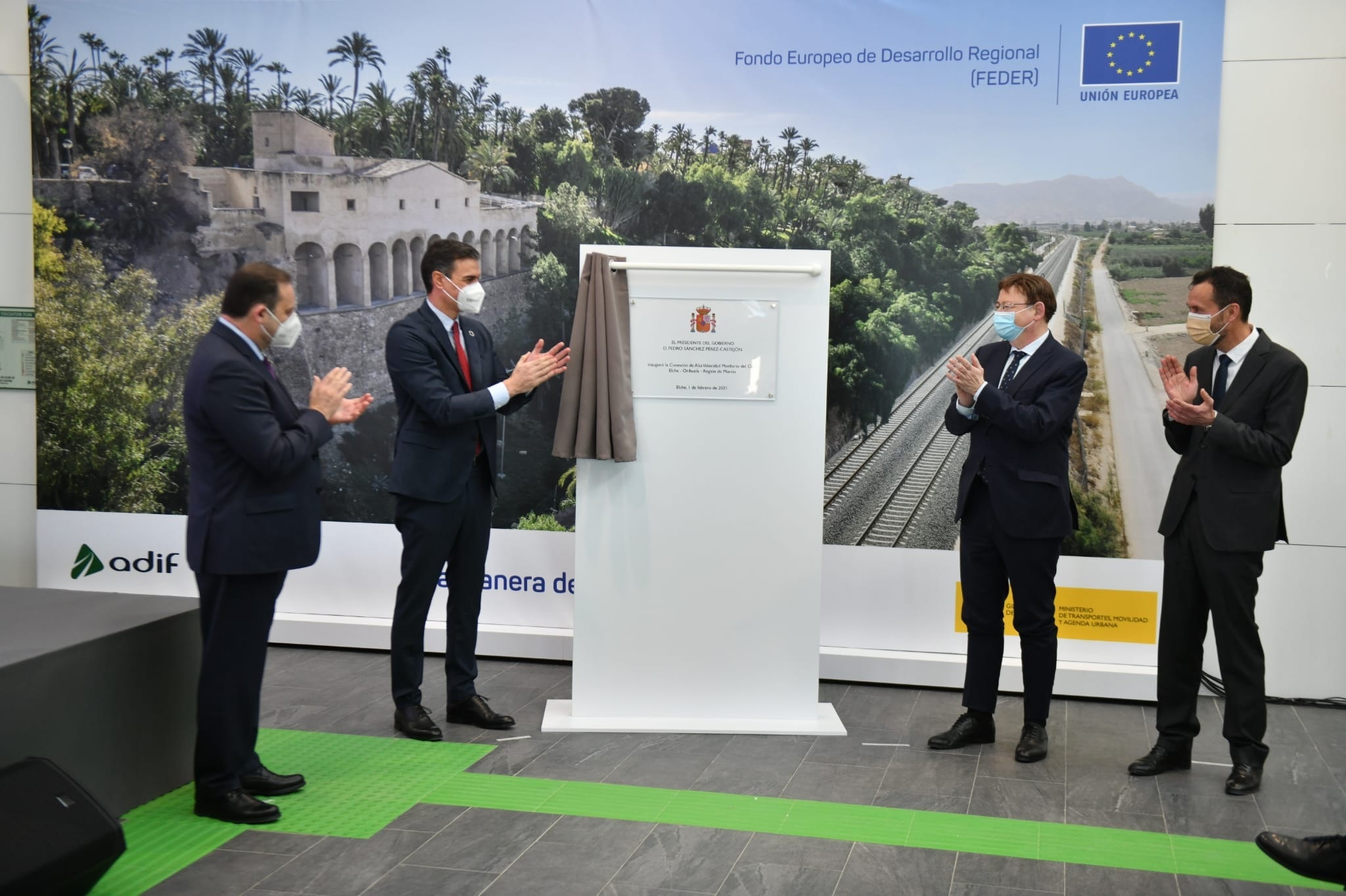 Imauguracion dela estación Elche-Matola. Foto RAFA MOLINA - 