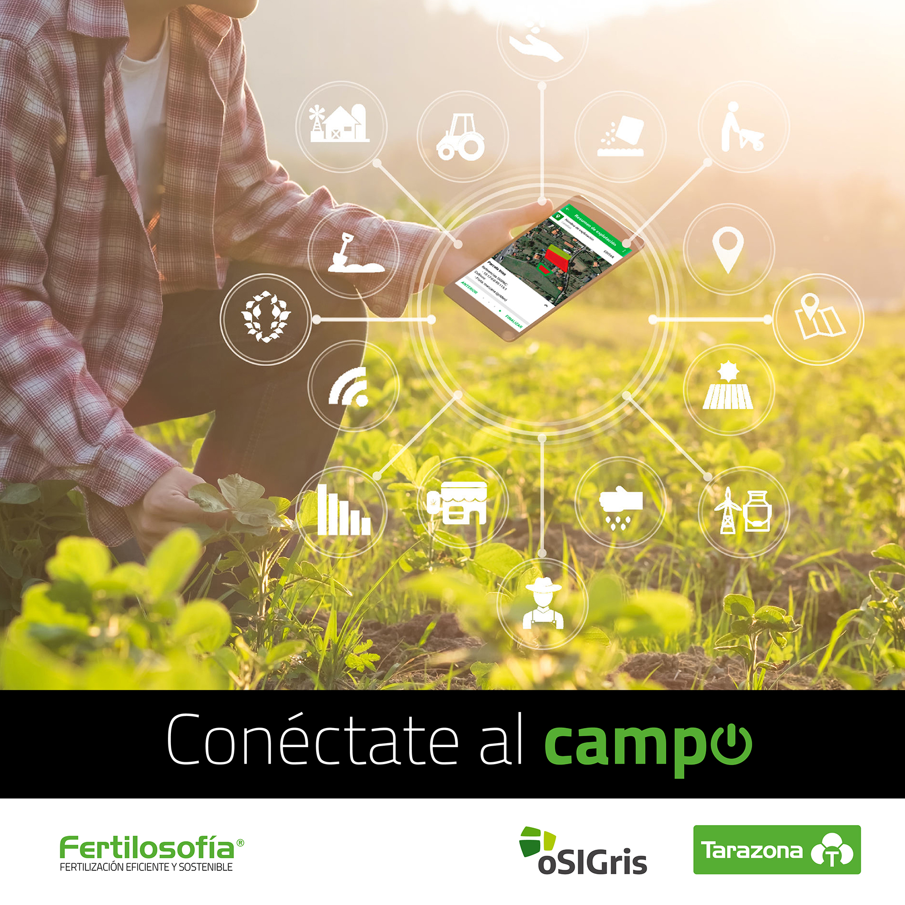 Digitaliza tus cultivos con Tarazona y oSIGris 