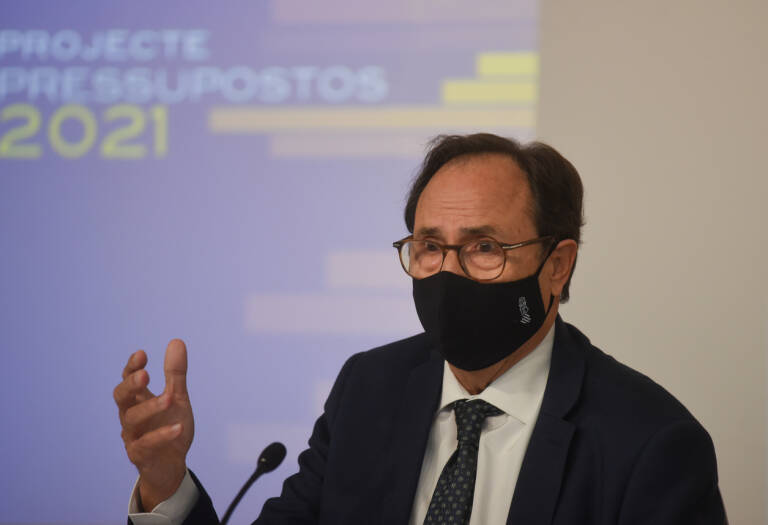 Vicent Soler, conseller de Hacienda. Foto: EDUARDO MANZANA - 