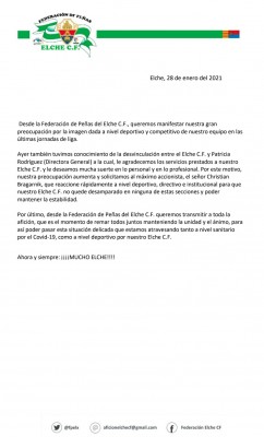 Las Peñas piden a Bragarnik que reaccione a nivel deportivo e institucional
