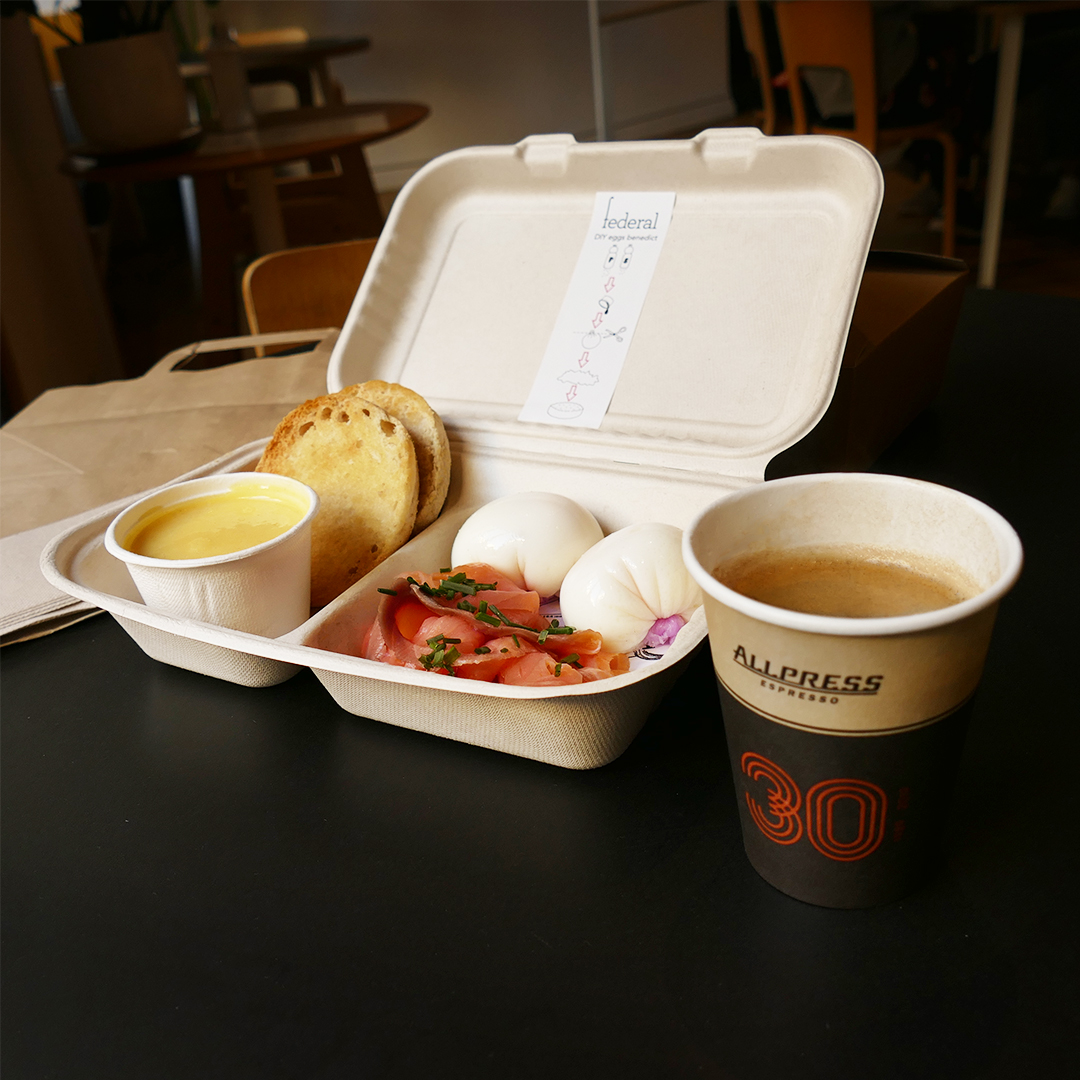 Huevos Benedict de Federal