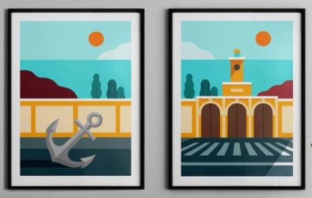 La 'marca' de Cartagena: el diseñador Fernando J. Pérez lleva a la ilustración 