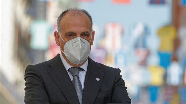 La LFP exigirá mascarillas FFP2 a todo el personal en los campos
