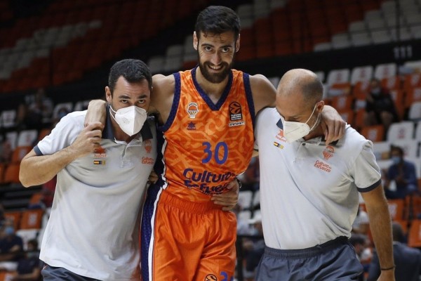 Joan Sastre se perderá varios partidos con Valencia Basket por una lesión muscular
