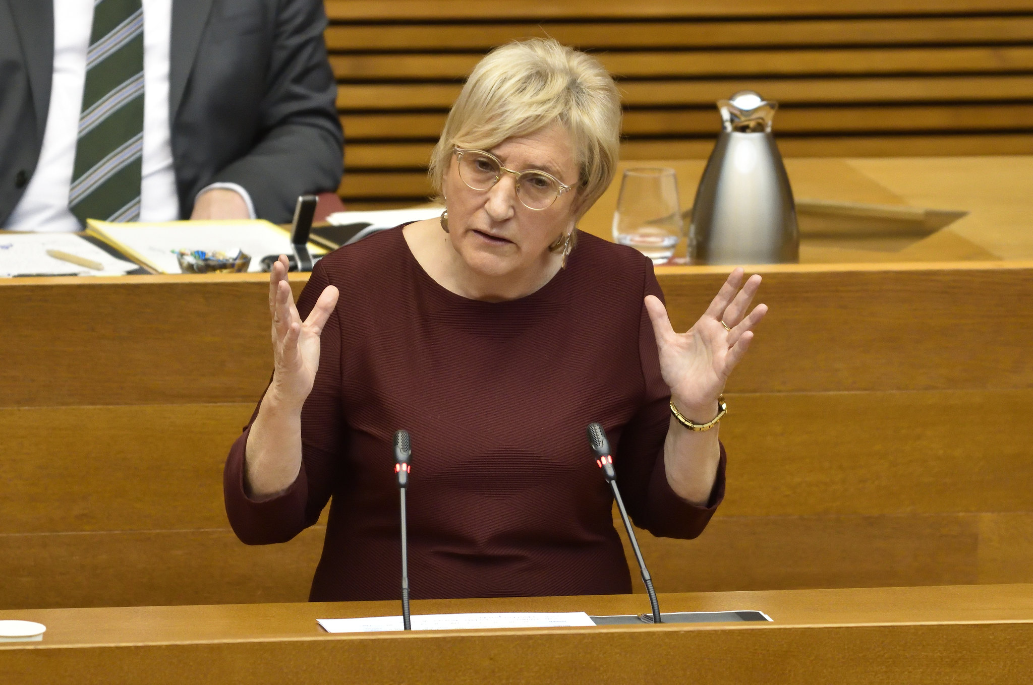 La consellera de Sanidad, Ana Barceló. Foto: CORTS/INMA CABALLER - 