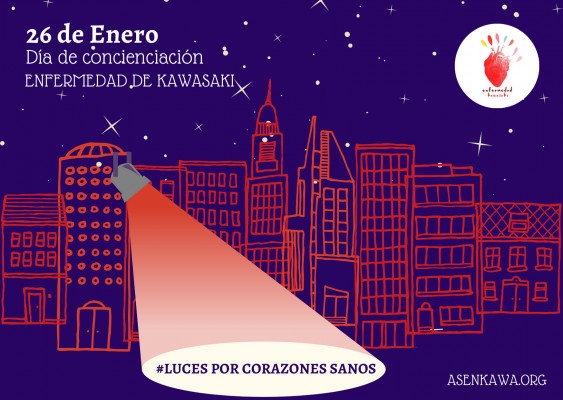 Murcia se ilumina de rojo para dar visibilidad a la Enfermedad de Kawasaki
