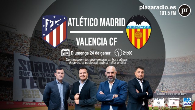 Sigue en directo el Atlético de Madrid - Valencia CF