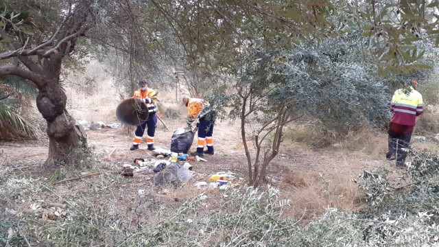 Alicante refuerza los desbroces en zonas forestales tras activar el contrato de mantenimiento