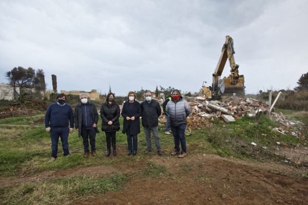 Golf Sant Gregori pone fin a décadas de espera con el inicio de las obras de urbanización