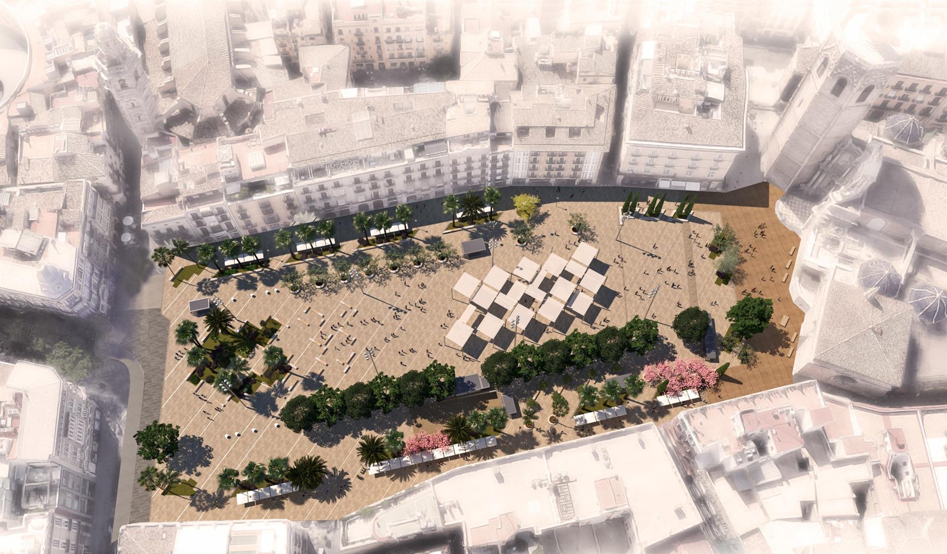 Proyecto para la Plaza de la Reina. Foto - 