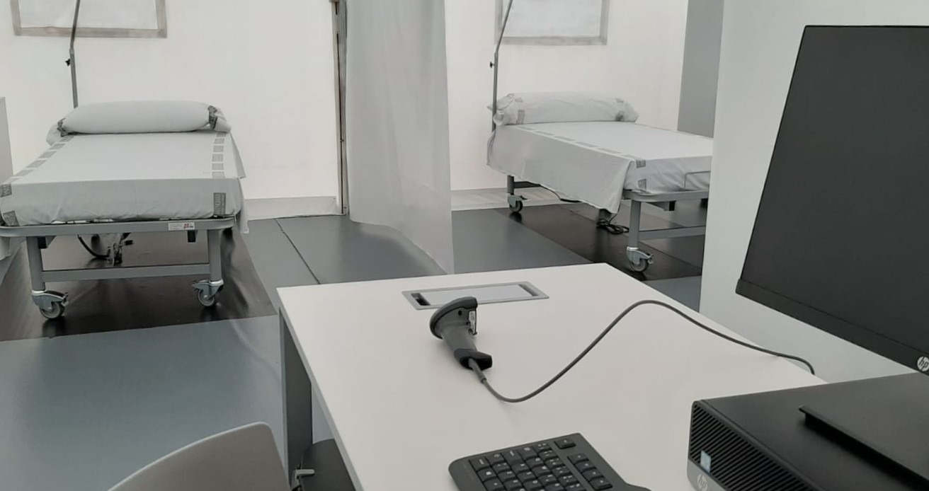 El hospital de campaña se prepara para recibir esta semana sus primeros pacientes covid