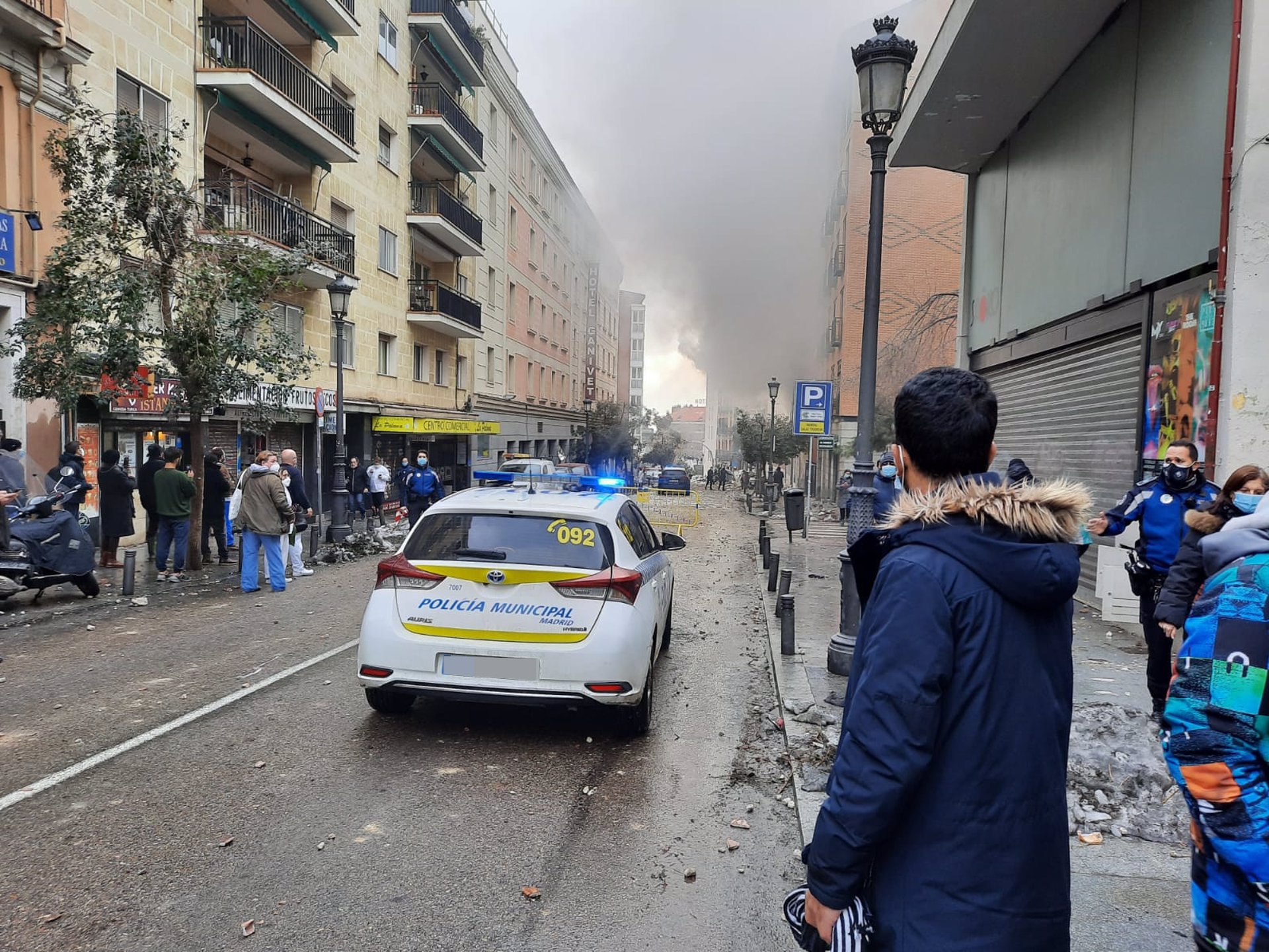Al menos tres fallecidos y varios heridos tras una fuerte explosión en un edificio de Madrid   