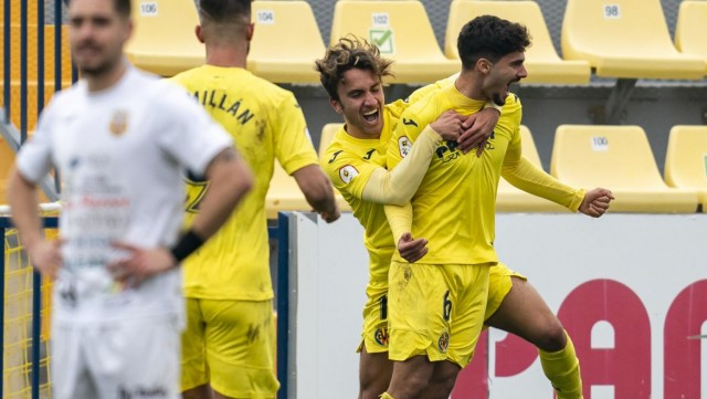 El Villarreal B doblega a un aguerrido rival (2-0)