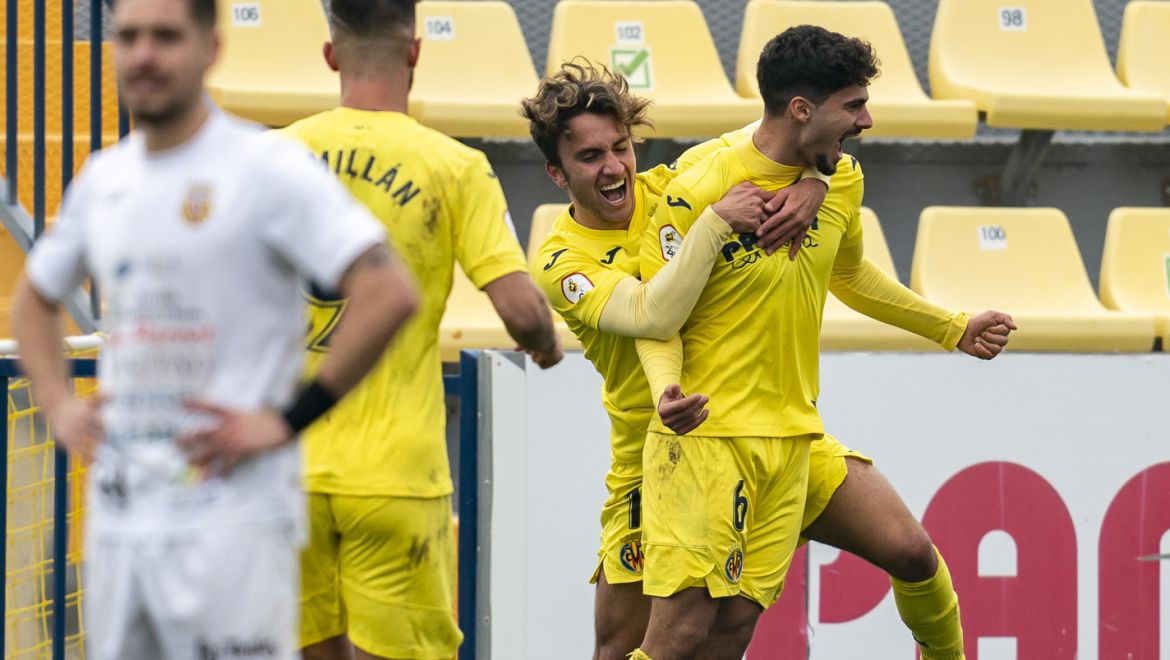 El Villarreal B doblega a un aguerrido rival (2-0)