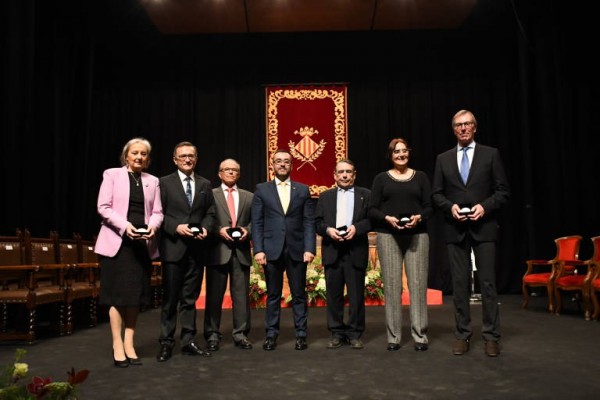 Hostal Sant Joan, Pilar Cerisuelo, Rosanna Cantavella, Pascual Falcó ‘Saleta’, Manuel Usó ‘el Roget’ y Paula Pérez, Premis 20 de Febrer de 2021
