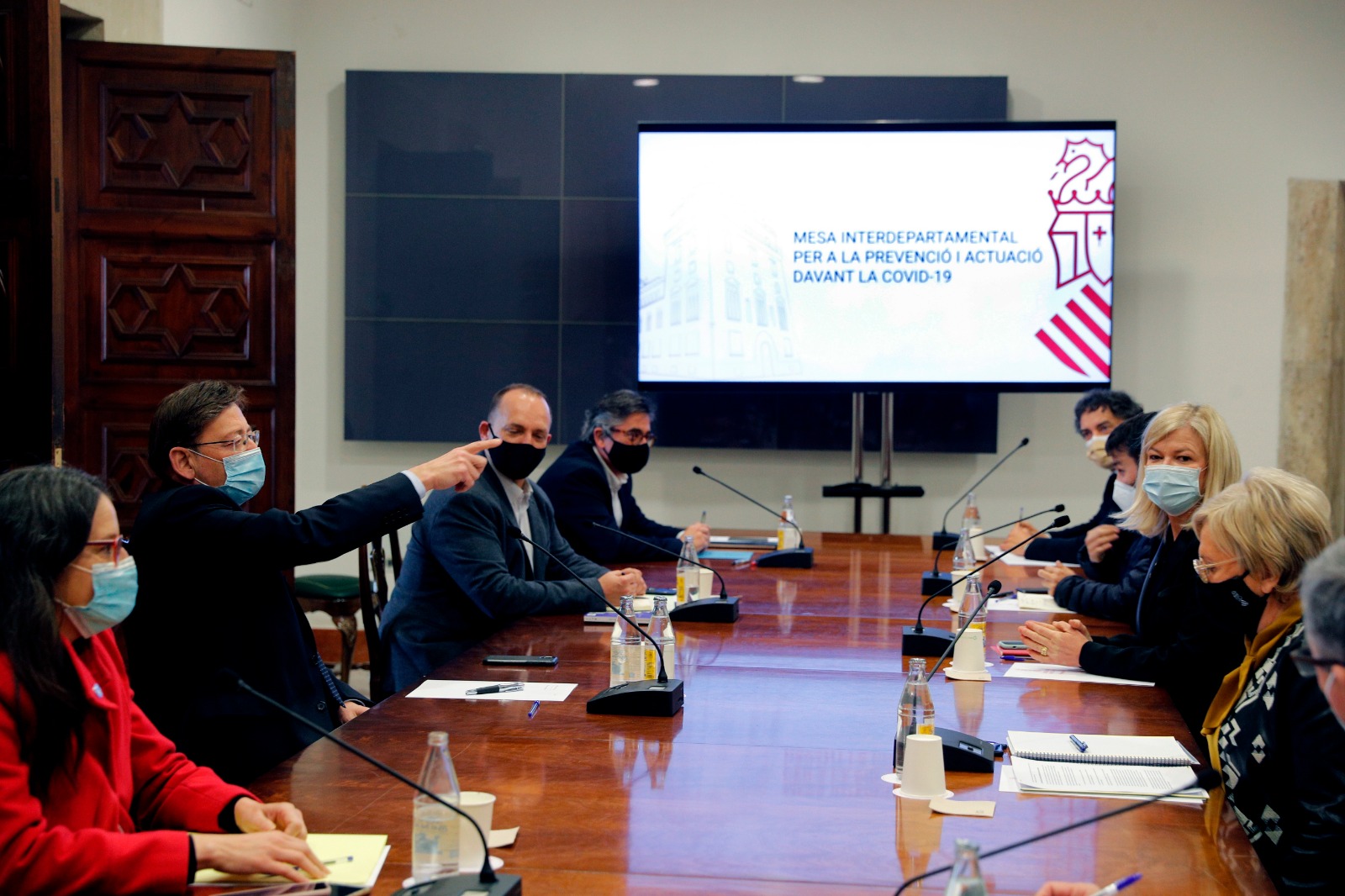 Imagen de la reunión de este martes. Foto: EFE - 