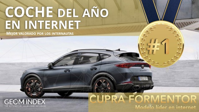 Cupra Formentor coche del año en Internet