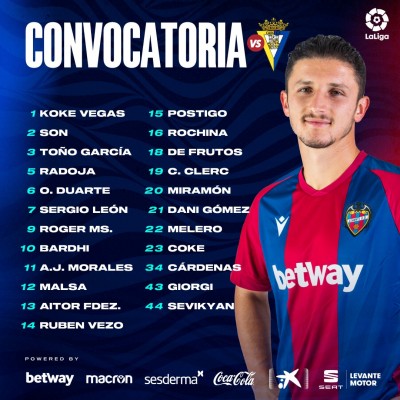 Bardhi se apunta ante el Cádiz