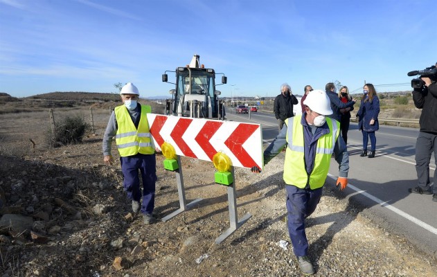 Comienzan las obras del carril bici de El Esparragal con un recorrido de más de 11 km de red ciclable