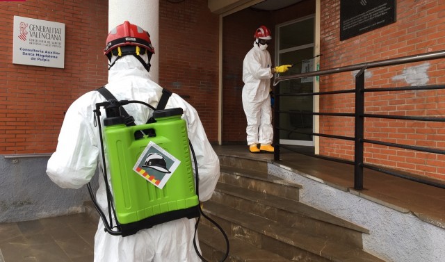 El Consorcio de Bomberos destinó 200.000 euros a la desinfección de municipios