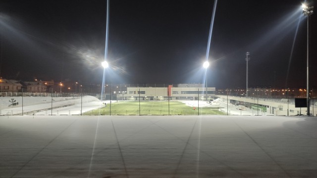 Así está el campo en el que se jugará el Rayo-Elche