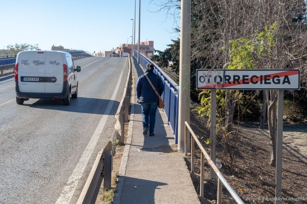 El polígono Cabezo Beaza, sin acceso por Torreciega para los próximos tres meses