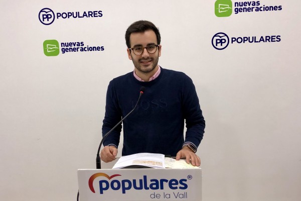 El PP pregunta a la alcaldesa de la Vall quién es el edil del PSOE que aparece en los papeles de Puig  