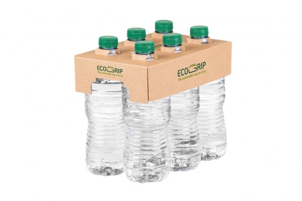 Hinojosa lanza Ecogrip, la alternativa sostenible en cartón para los packs de botellas

