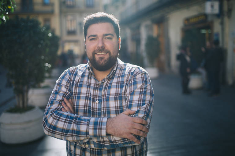 Fran López, secretario general de Joves Socialistes  y alcalde Rafelbunyol. Foto: KIKE TABERNER - 