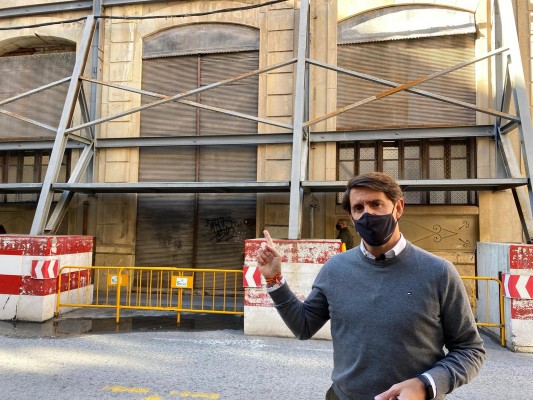 El PP de Elche critica la parálisis de Nuevos Riegos El Progreso, que cumple tres años apuntalado