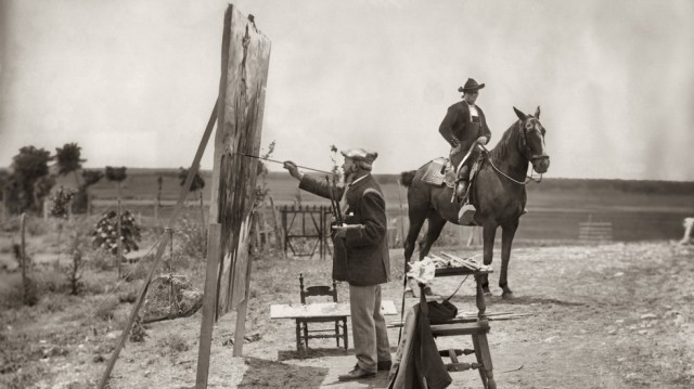 Cuando la fotografía y la pintura se encontraron 
