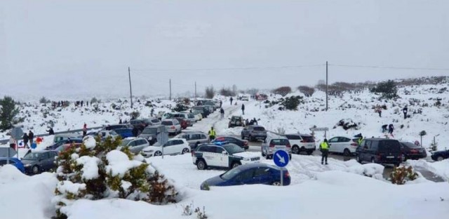 La Guardia Civil formula 420 denuncias para sancionar actos indebidos por la nieve en Castellón