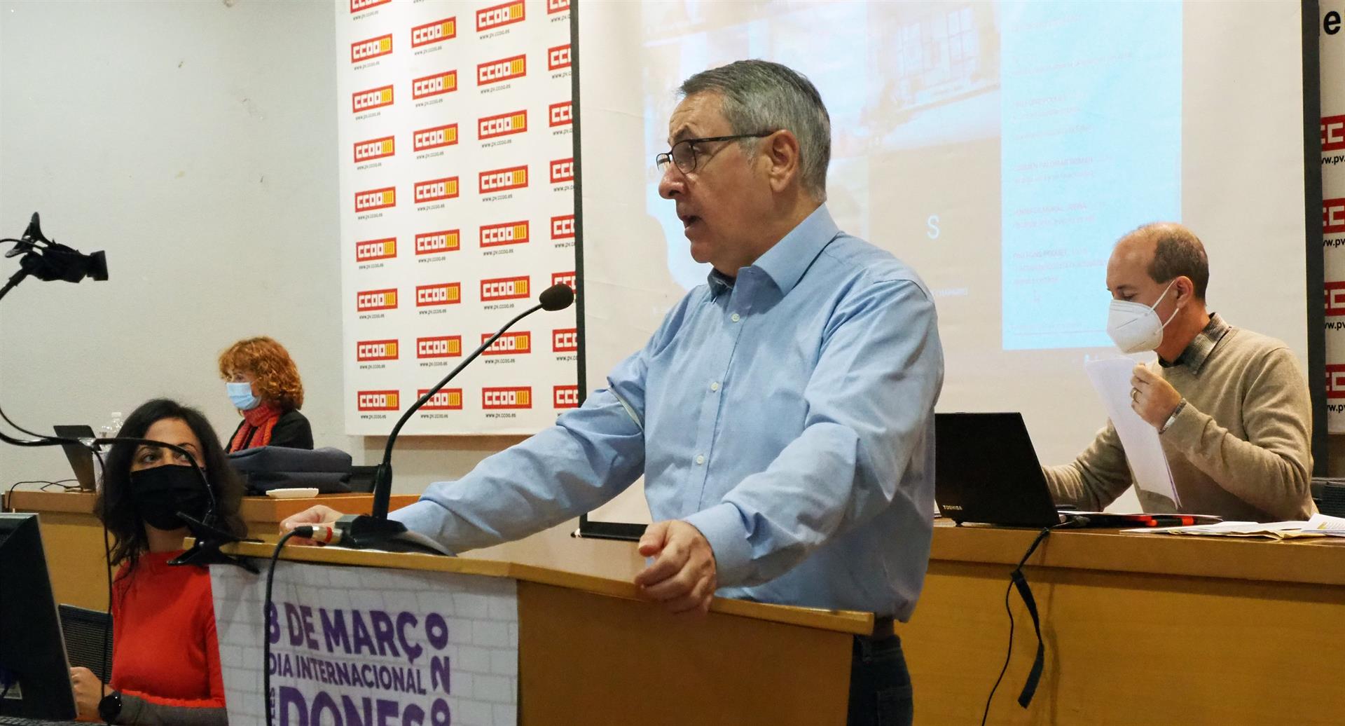 CCOO PV insta a reforzar el control y lucha contra la covid-19 y a adoptar nuevas medidas