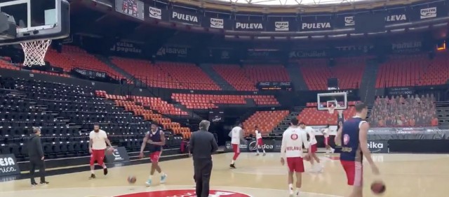 Valencia Basket le ofrece su avión al Milán, su rival de Euroliga, atrapado por 'Filomena'