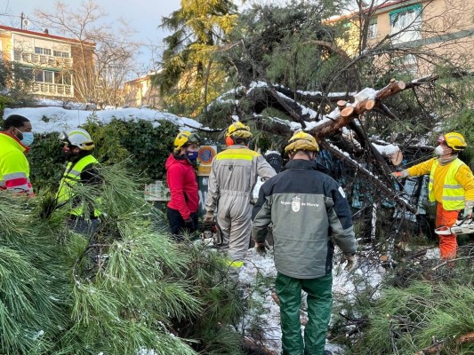 El rescate murciano de Madrid: quitanieves y tres mil toneladas de sal de San Pedro