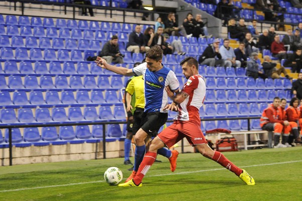Berrocal admite que sus tres goles ante Mallorca B le dejan sabor agridulce

