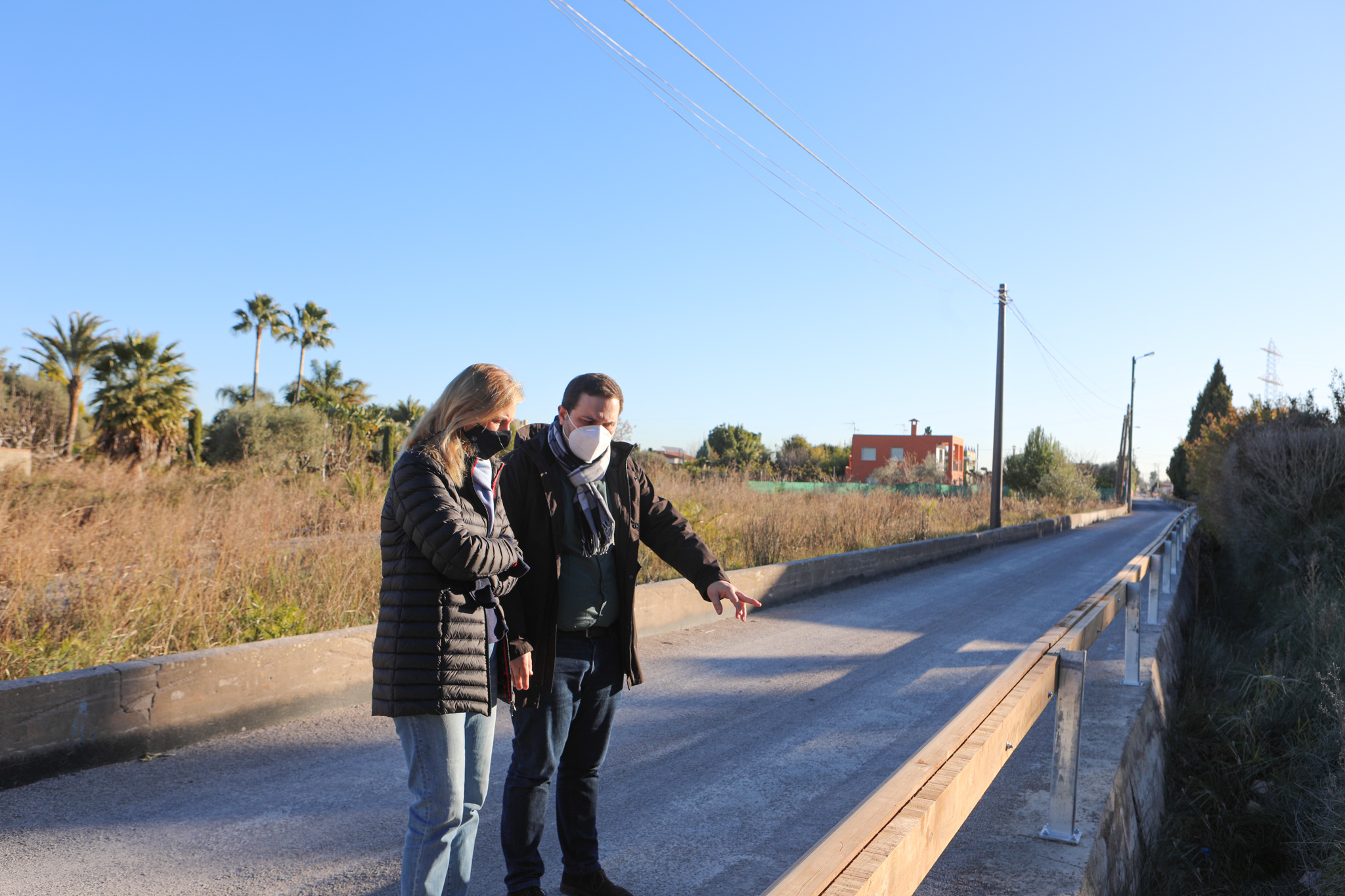 Castelló millora la seguretat del Camí la Fileta amb la repavimentació i una barrera en la séquia