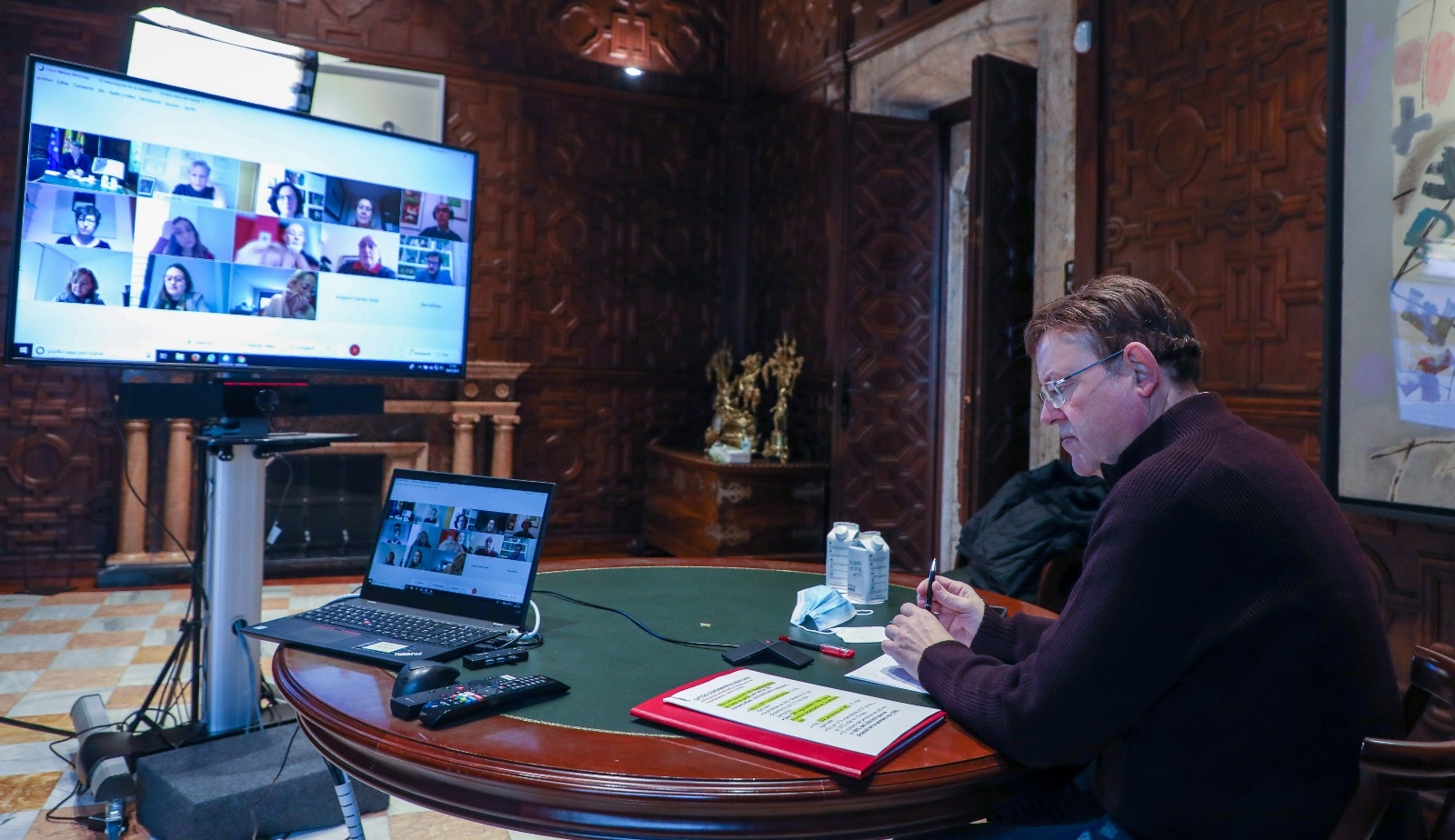 La Generalitat ha distribuido el 85% de las dosis recibidas de la vacuna contra la covid-19