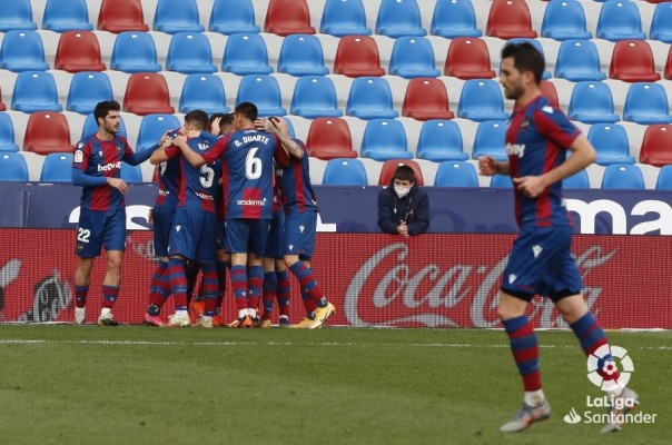 Levante 2 - 1 Eibar: El Levante revive y suma su cuarta victoria consecutiva en el Ciutat