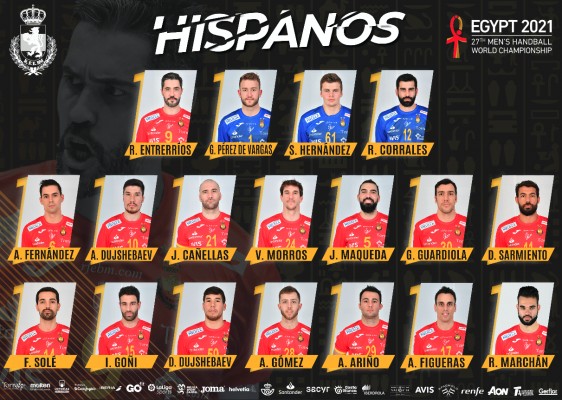 Estos son los dieciocho Hispanos para el Mundial de balonmano de Egipto 2021