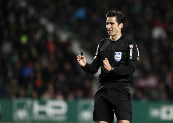El árbitro de la tanda de penaltis contra el Athletic